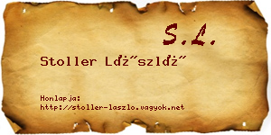 Stoller László névjegykártya